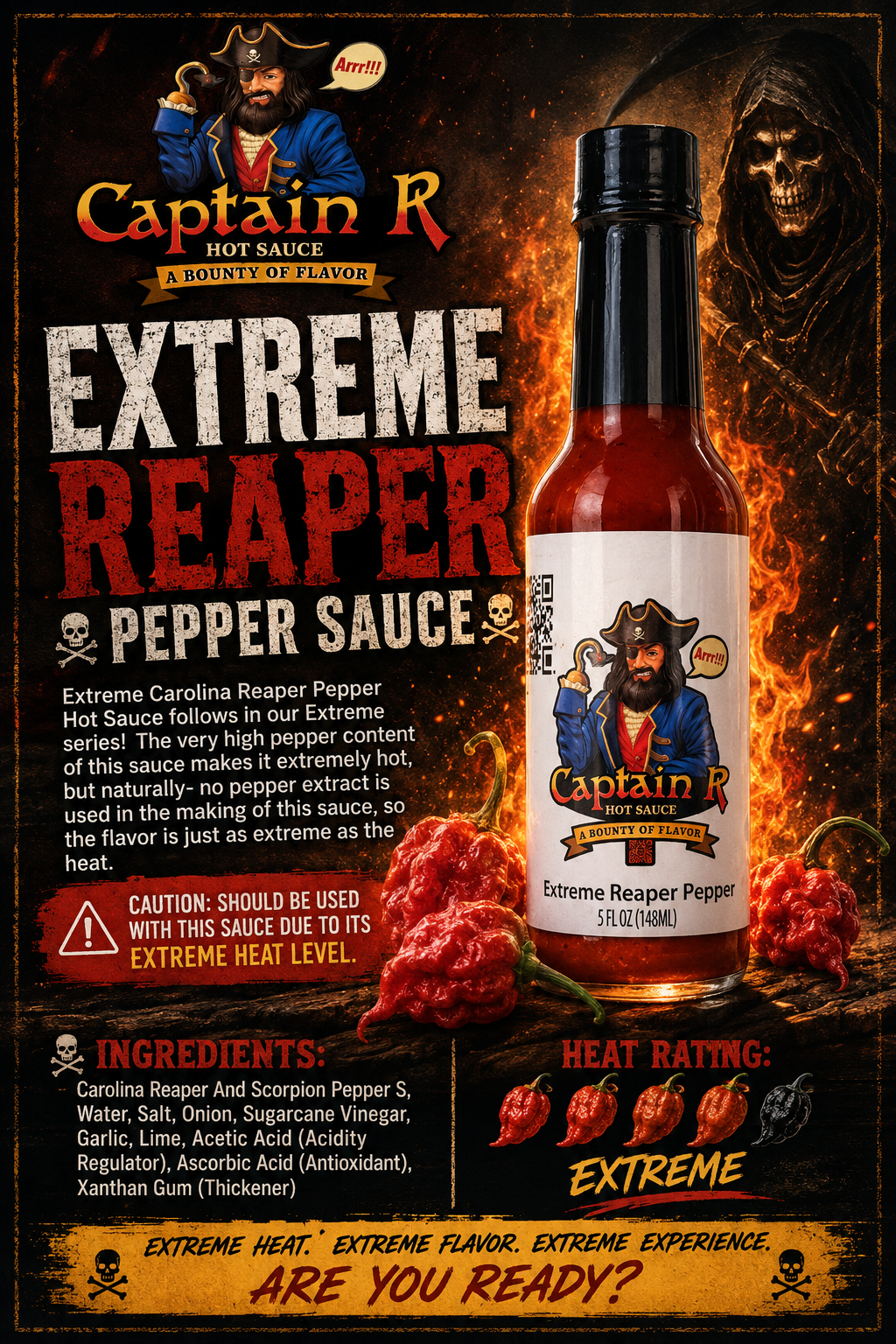 Extreme Reaper Pepper Sauce